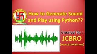 How to Generate Sound using Python??