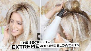 The Secret to EXTREME Volume Blowouts - with NO Frizz