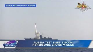 Russia test fires Zircon hypersonic cruise missile