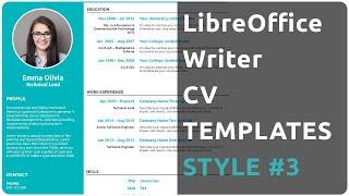 LibreOffice Writer CV Templates Style - 03