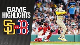 Padres vs. Red Sox Game Highlights (6/28/24) | MLB Highlights