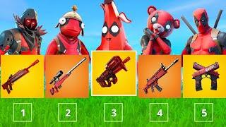 Deadpool ALÉATOIRE CHALLENGE ! Défi FORTNITE Battle Royale