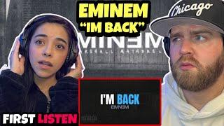 EMINEM'S BEEN DISSING DIDDY THIS WHOLE TIME!  Eminem- I'm Back (KAREN'S FIRST TIME REACTION)