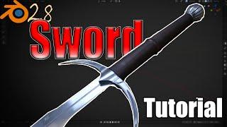 Blender 2.8  modeling sword tutorial