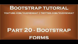 Bootstrap forms