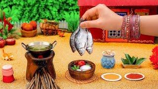 Miniature Spicy Masala Fish Fry Recipe  Delicious Chatpata Fish Fry For Your Family | Tiny Foodkey