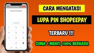 Cara Mengatasi Lupa Pin Shopeepay | Ganti Pin Shopeepay Yang Lupa