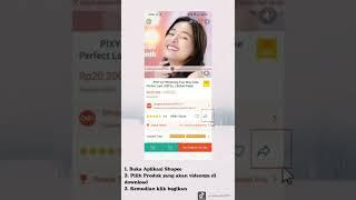 Cara download video dari shopee #shorts