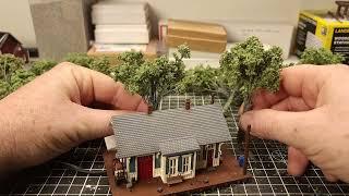 IMPRESSIVE  N Scale and HO Scale MODEL TREES from longshadows trees.