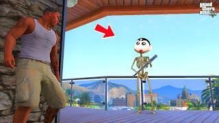 Who KILLED Shinchan in GTA 5 ? Franklin Find | GTA 5 Emotional Moment