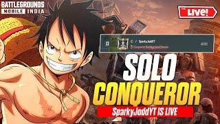 ROAD TO SOLO CONQUEROR | SPARKY JODD  #rankpush #bgmilive #bgmirankpush #explore