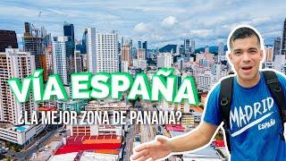 LA MEJOR ZONA DE LA CIUDAD DE PANAMÁ  - VIA ESPAÑA ft. @robertsabino21  | 4K