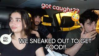 WE SNEAKED OUT TO GET FOOD!! (GOT CAUGHT?!)