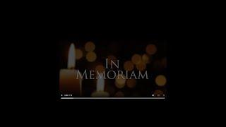 2022 AGM In Memoriam video