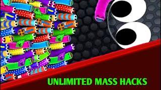 Slither.io UNLIMITED MASS HACKS - Unlimited length - Unlimited Big (Unlimited score Epic GamePlay)