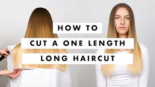 One Length Haircut Tutorial -  MIG Training