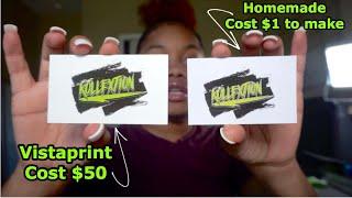 Homemade Business Cards & Labels for less than $10 | Entrepreneur Life Vlog SZN 2 EP. 4