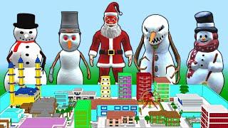 SCARY SANTA CLAUS GANG IS ATTACKING THE CITY!  - Minecraft