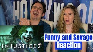 Injustice 2 Funny Clashes and Savage Intros Reaction