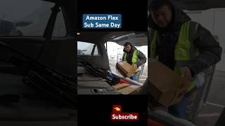 Amazon Flex Sub Same Day #amazonflex #amazon #sidehustle #shorts #ups #veho