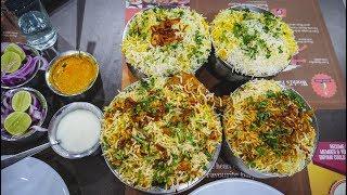 BEST BIRYANI in Hyderabad, India | Hyderabadi Indian Food Review