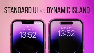 iPhone 14 Pro Dynamic Island vs Notch | Standard UI
