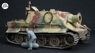 Tamiya 1/35 Sturmtiger 38cm Assault Mortar - Full Build  - 1/35 WW2 Diorama