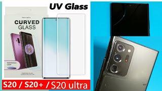 How to put UV Tempered Glass Screen Protector on SAMSUNG GALAXY S20/S20+/S20 Ultra