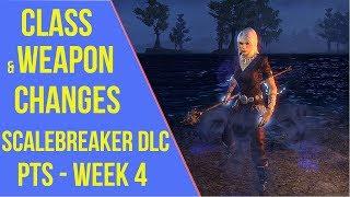 Scalebreaker Class Changes & Weapon Changes - ESO Scalebreaker PTS Week 4