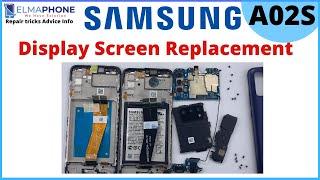 galaxy a02s screen replacement / change lcd Samsung A02s/ A025F,A025G/ dispaly Samsung a025