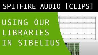 How to use Spitfire Audio Libraries with Sibelius