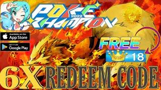 Poke Champion - Free VIP18 / 6X Redeem Codes  Pokemon Classic Game 2022Hot Android/iOS