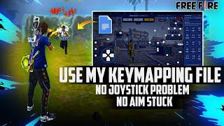 Import My KEYMAPPING  for No Joystick Problem | Bluestacks 5 Easy Keymapping for Free Fire