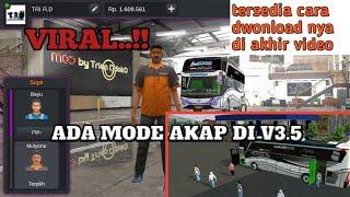 VIRAL..!!! MOD GARASI DAN MODE AKAP DI BUSSID V3.5, KODE NAME TRIAN NDOKO