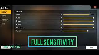 XIAOMI REDMI 9 ACTIVE FREE FIRE GAMEPLAYP  FULL SPEED (HUD+SENSI+DPI) SETTINGS