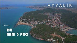 Ayvalık | Cunda Adası | Sarımsaklı Plajı | Şeytan Sofrası | Drone ile Manzaralar | 4K | Türkiye