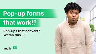 How to create and design pop-up forms tutorial