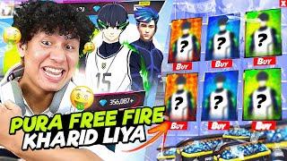 Buying Everything From Free Fire Store  Solo Vs Squad with Blue Lock - Tonde Gamer