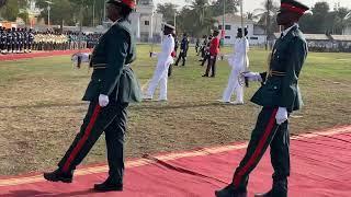 FALL-IN THE OFFICERS GAMBIA@59 INDEPENDENCE CELEBRATION