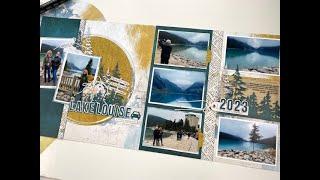 Scrapbook Layout # 326 (Double Page/Stretch The Sketch)