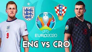 England v Croatia UEFA Euro 2020 PES 2021