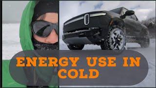 RIVIAN Winter Range Ep3: Energy in COLD But Dry Conditions   4K