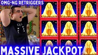 I Was SPEECHLESS After Those Re-Triggers & Huge Jackpot On Cleopatra 2