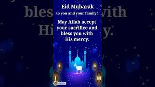 Eid ul Adha 2024 message, greetings, wishes, status #shorts #EidMubarak #eidstatus2024 #eidmessage