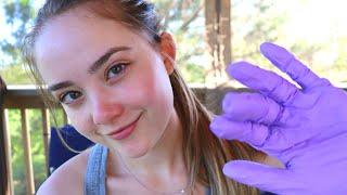 ASMR NURSING YOU Back To Health Outside! Gloves, Bandages, Crinkles