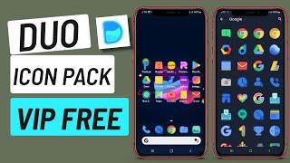 Best Free Paid DUO Icon Pack App for Android