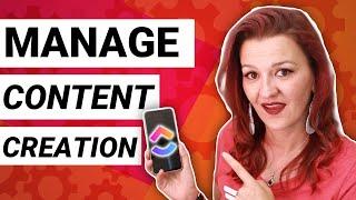 Social Media & Content Creation Task Managment in ClickUp