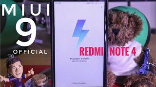How to get MIUI 9 Global Stable Rom in Redmi Note 4 |No Data Loss