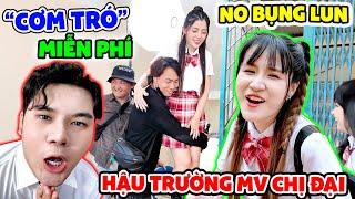 Cả EKip No Bụng Với Phát Cơm Tró Miễn Phí | Hậu Trường Mv Chị Đại - Vê Vê Channel