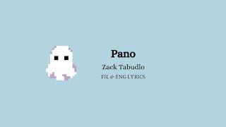 Pano (How) - Zack Tabudlo ( FIL / ENG ) Lyrics